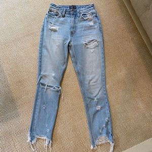 Abercrombie & Fitch distressed denim jeans